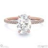 Marquise-Cut Natural Diamond With Side Stones Engagement Ring White Gold