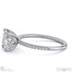 princess-cut natural diamond with side stones engagement ring platinum with platinum metal and princess shape diamond