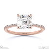 Marquise-Cut Natural Diamond With Side Stones Engagement Ring White Gold