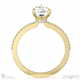 natural diamond pear cut 4 claw engagement ring yellow gold with 9k yellow gold metal and pear shape diamond