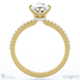 hidden halo marquise lab grown diamond 4 claw engagement ring yellow gold with 18k yellow gold metal and marquise shape diamond