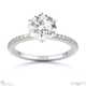lady liberty statue natural diamond engagement ring white gold new york with 18k white gold metal and round shape diamond