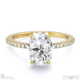 natural diamond oval cut hidden halo side stones engagement ring yellow gold with 18k yellow gold metal and oval shape diamond