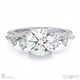 fairy natural diamond engagement ring white gold with 9k white gold metal and round shape diamond