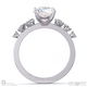 fairy natural diamond engagement ring white gold with 9k white gold metal and round shape diamond