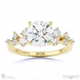 fairy lab grown diamond engagement ring yellow gold with 9k yellow gold metal and round shape diamond