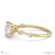 star crossed four prong hidden pave halo round lab grown diamond engagement ring yellow gold with 18k yellow gold metal and round shape diamond
