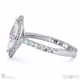 marquise cut natural diamond halo engagement ring white gold with 18k white gold metal and marquise shape diamond