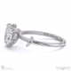 orion star constellation engagement ring platinum with platinum metal and oval shape diamond