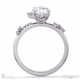 orion star constellation engagement ring platinum with platinum metal and oval shape diamond