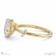 orion star constellation engagement ring yellow gold with 9k yellow gold metal and oval shape diamond