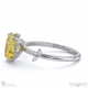 orion star yellow lab grown diamond onal engagement ring white gold with 9k white gold metal and oval shape diamond