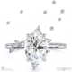 southern cross star natural diamond engagement ring white gold with 9k white gold metal and oval shape diamond