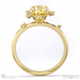 pleiades star yellow lab grown diamond oval engagement ring yellow gold with 18k yellow gold metal and oval shape diamond