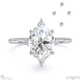 sutherland sparkle lab grown diamond engagement ring white gold with 18k white gold metal and oval shape diamond