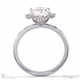 sutherland sparkle lab grown diamond engagement ring white gold with 18k white gold metal and oval shape diamond
