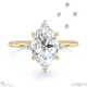 sutherland sparkle natural diamond engagement ring yellow gold with 18k yellow gold metal and oval shape diamond