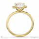 sutherland sparkle natural diamond engagement ring yellow gold with 18k yellow gold metal and oval shape diamond