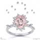 karoo stars pink natural diamond engagement ring white gold with 18k white gold metal and oval shape diamond