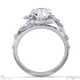 milky way star lab grown diamond round engagement ring white gold with 9k white gold metal and round shape diamond