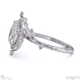 milky way star natural diamond oval engagement ring platinum with platinum metal and oval shape diamond