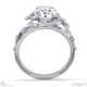 milky way star natural diamond oval engagement ring platinum with platinum metal and oval shape diamond