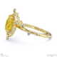 milky way star yellow lab grown diamond oval engagement ring yellow gold with 18k yellow gold metal and oval shape diamond