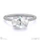 natural diamond east west oval cut sidestones engagement ring platinum with platinum metal and oval shape diamond