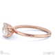 lab grown diamond oval cut solitaire engagement ring rose gold with 9k rose gold metal and oval shape diamond