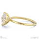natural diamond east west princess cut solitaire engagement ring yellow gold with 9k yellow gold metal and princess shape diamond