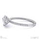 lab grown diamond east west marquise cut side stones engagement ring white gold with 9k white gold metal and marquise shape diamond