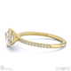 lab grown diamond east west marquise cut side stones engagement ring yellow gold with 9k yellow gold metal and marquise shape diamond