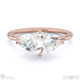 natural diamond marquise cut solitaire engagement ring rose gold with 18k rose gold metal and marquise shape diamond