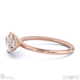 natural diamond marquise cut solitaire engagement ring rose gold with 18k rose gold metal and marquise shape diamond