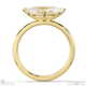 lab grown diamond east west marquise cut solitaire engagement ring yellow gold with 18k yellow gold metal and marquise shape diamond