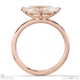 natural diamond marquise cut solitaire engagement ring rose gold with 18k rose gold metal and marquise shape diamond