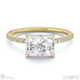 natural diamond radiant cut east to west setting pave engagement ring yellow gold with 9k yellow gold metal and radiant shape diamond