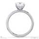lab grown diamond cushion cut hidden halo engagement ring white gold with 9k white gold metal and cushion shape diamond