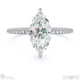 natural diamond marquise cut hidden halo side stones engagement ring platinum with platinum metal and marquise shape diamond