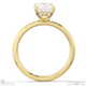 natural diamond radiant cut hidden halo engagement ring yellow gold with 9k yellow gold metal and radiant shape diamond