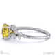 stardust yellow natural diamond celestial round cut engagement ring white gold with 18k white gold metal and round shape diamond