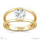 split band natural diamond engagement ring yellow gold with 18k yellow gold metal and round shape diamond