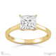 stylish princess natural diamond 4 prong solitaire engagement ring yellow gold with 9k yellow gold metal and princess shape diamond
