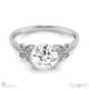 butterfly natural diamond engagement ring platinum with platinum metal and round shape diamond