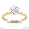 6-Prong Solitaire Round Natural Diamond Setting