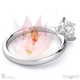cushion blushing bride natural diamond engagement ring white gold with 18k white gold metal and cushion shape diamond