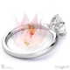 blushing bride oval lab grown diamond engagement ring platinum with platinum metal and oval shape diamond
