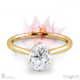 oval blushing bride natural diamond engagement ring yellow gold with 9k yellow gold metal and oval shape diamond