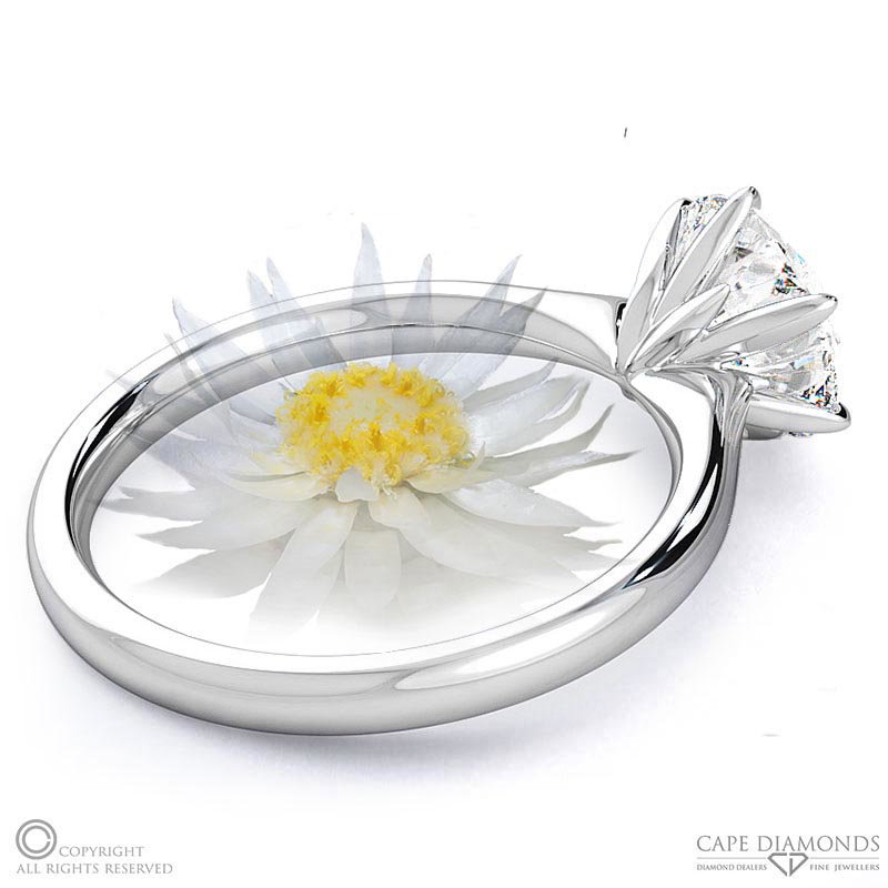 Everlasting Love Lab Grown Diamond Engagement Ring White Gold