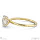 natural diamond round hidden halo solitare engagement ring yellow gold with 18k yellow gold metal and round shape diamond